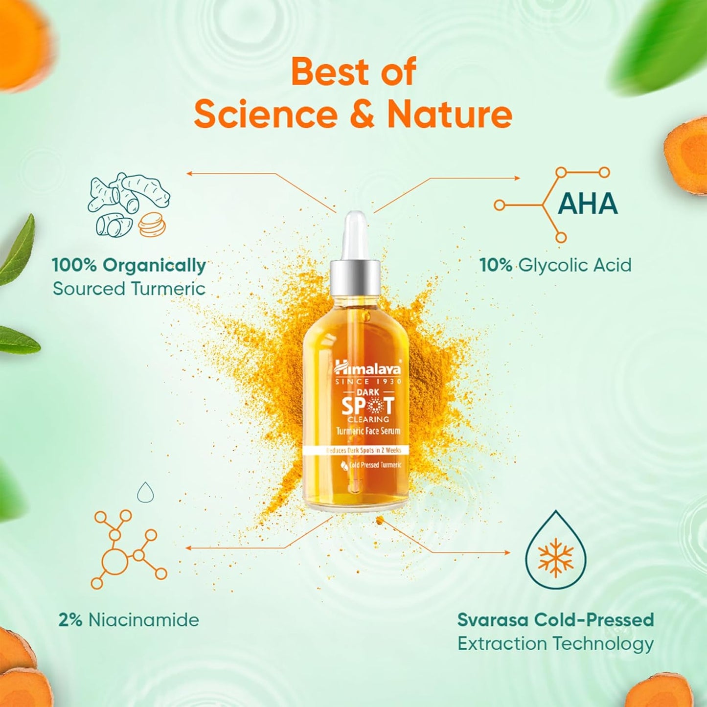 Himalaya Dark Spot Clearing Turmeric Face Serum,30 ml