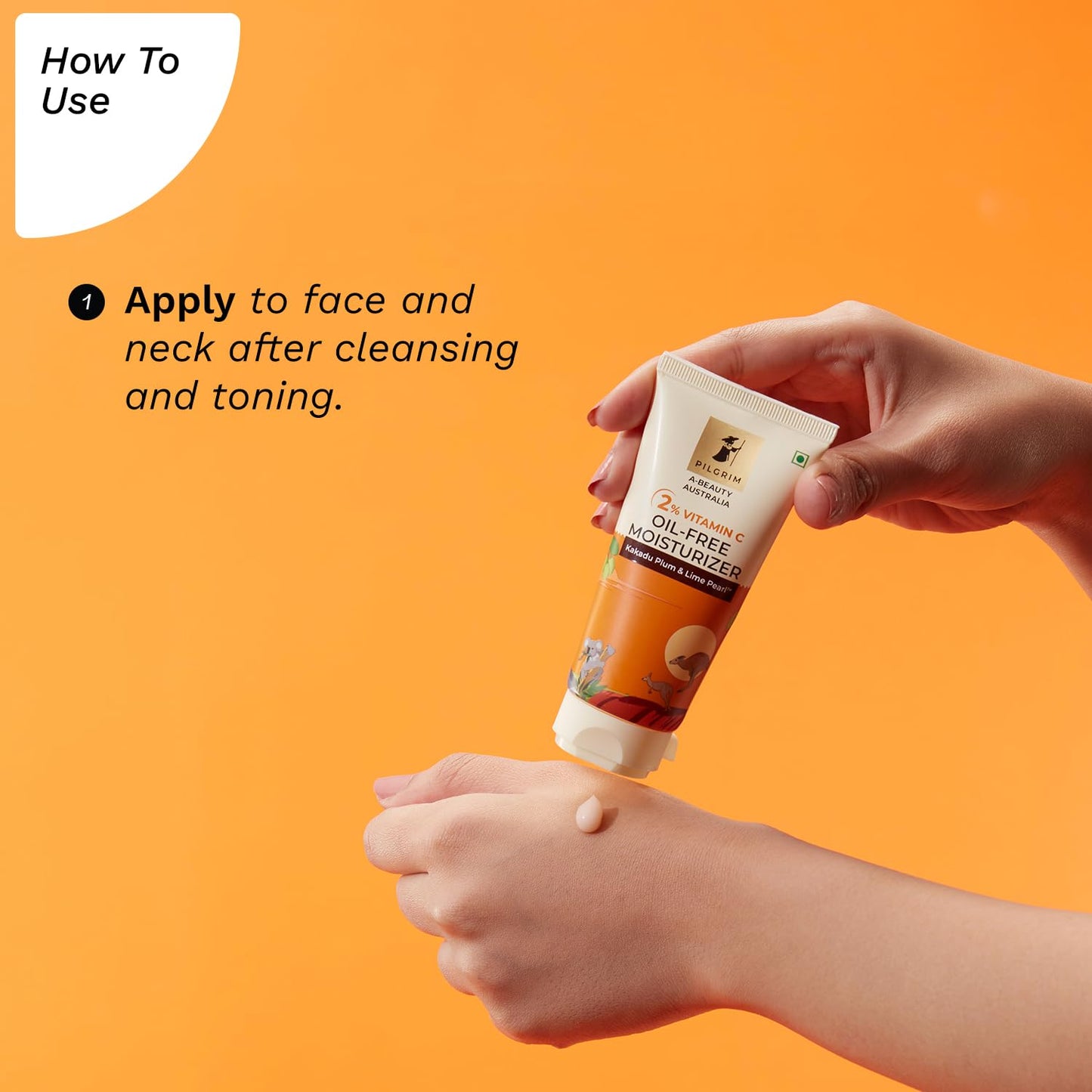 Pilgrim Australian 2% Vitamin C Oil free Moisturizer for oily & acne prone skin , 50 gm