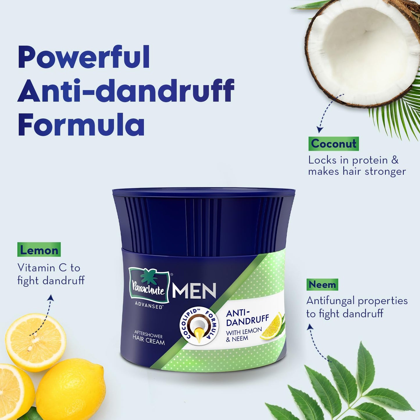 Parachute Advansed Hair Cream For Men, 100 ml