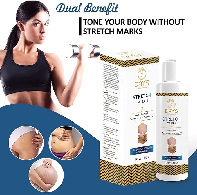Stretch Oil for Pregnancy Marks with Scars and Skin 100ml