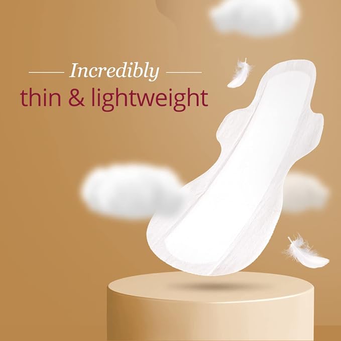 Carmesi Sanitary Pads Rash-Free Organic Large ,With Disposal Bags, 30 Pads