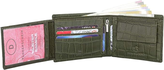 WILDHORN Genuine Leather Hand-Crafted Wallet For Men, Bifold Leather Wallet