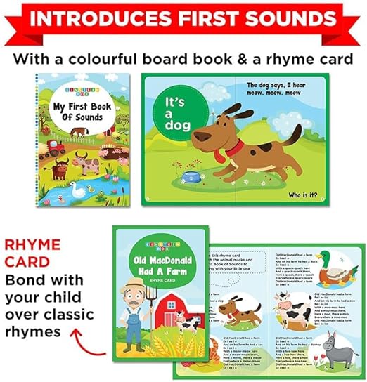 Einstein Box For 1 Year Old Boys/Girls | Toys | Board Books And Pretend Play | Learning And Educational Toys & Games (1 Box Set) (Medium Multicolor)