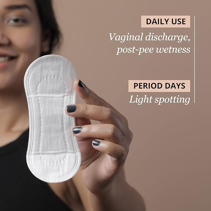 Carmesi Panty Liners For Sensitive Skin Naturally Soft & Plant Based Rash, 60 count