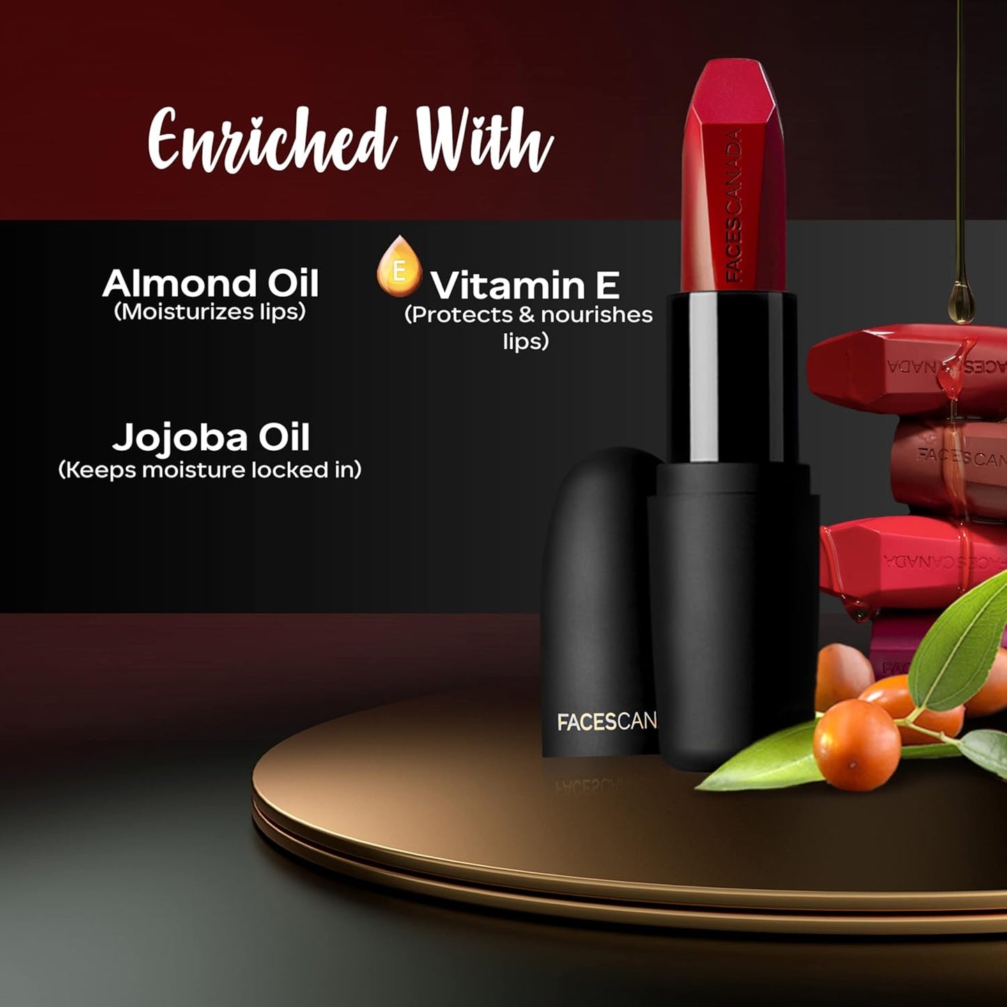 Faces Canada Weightless Matte Lipstick, Blazing Blush , 4gm