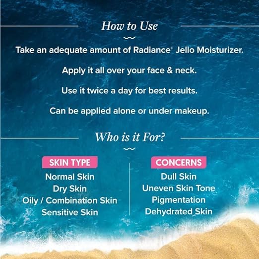 Aqualogica Radiance+ Jello Moisturizer with Watermelon & Niacinamide, 50 gm