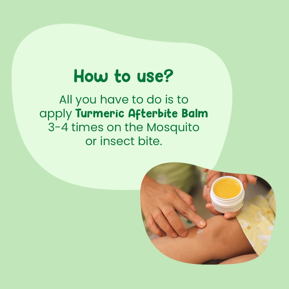 Mother Sparsh After Bite Turmeric Balm for Rashes And Mosquito Bites, 25 gm