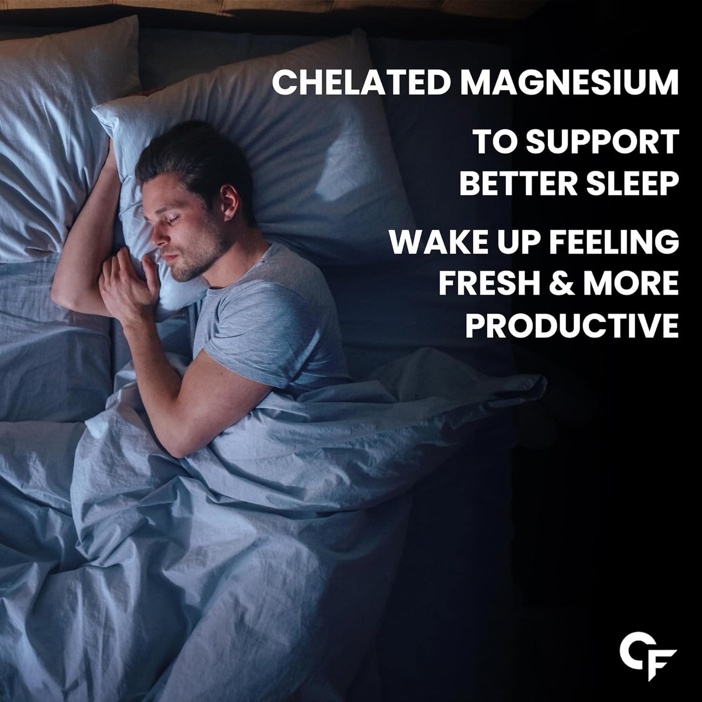 Carbamide Forte Chelated Magnesium Glycinate Supplement 2000mg Per Serving | Supports Muscle Recovery & Better Sleep - 120 Veg Tablets