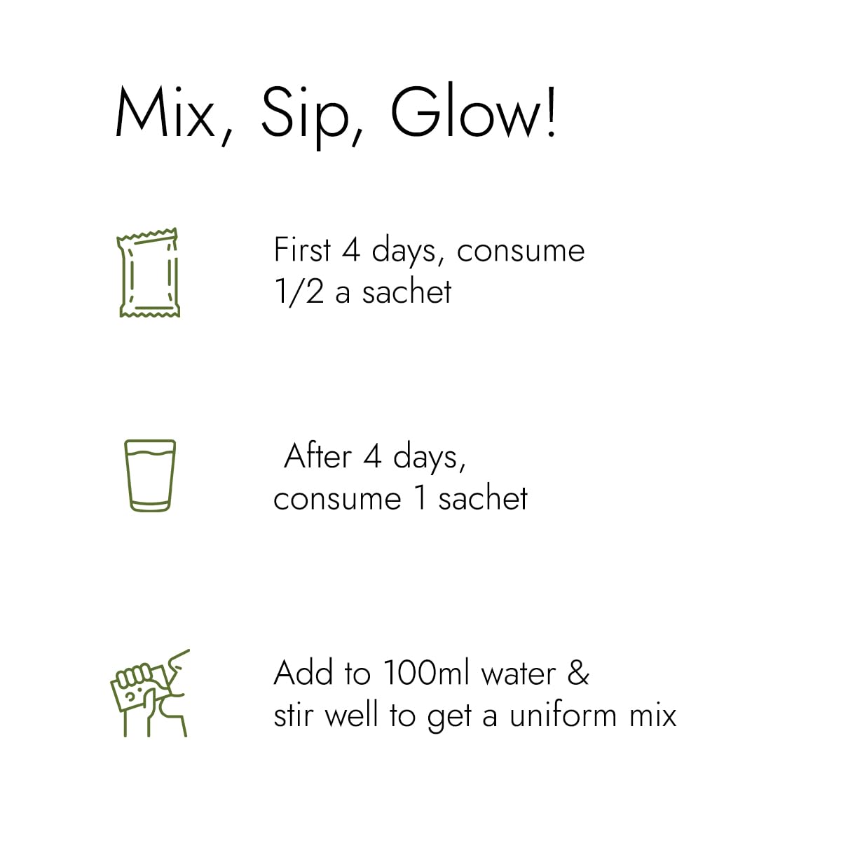 Kapiva Skin Foods Glow Mix, 30 Sachets
