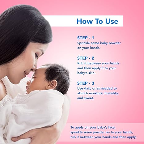 The Moms Co. Talc-Free Natural Baby Powder with Corn Starch, 100 gm