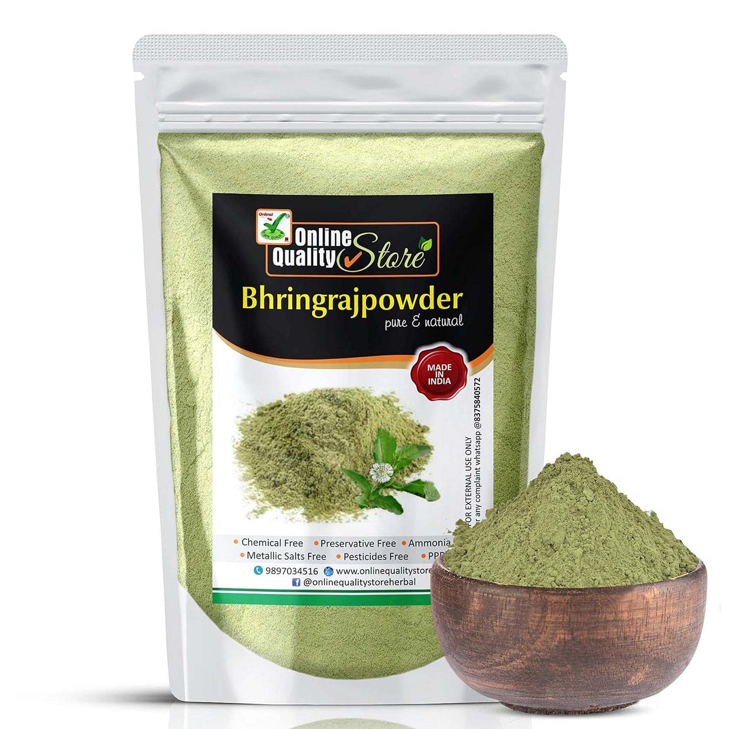 Online Quality Store Reetha Powder Amla Powder Shikakai Powder Bhringraj Powder Hibiscus Powder Mehandi Powder &free Indigo Powder for Hairs-1400g ,hair pack |natural hair pack |chemical free hair mask