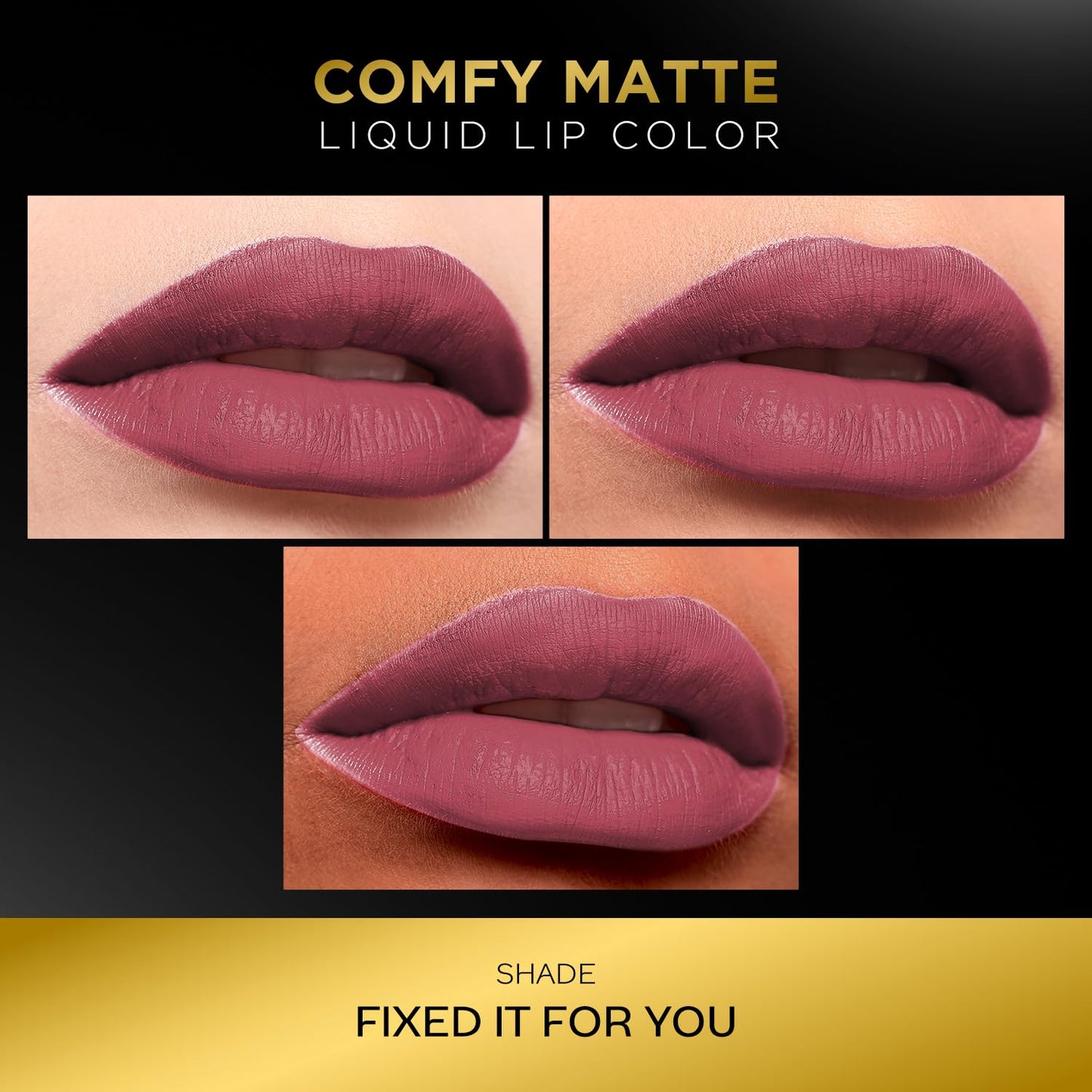 FACESCANADA Comfy Matte Liquid Lipstick-Fixed It For You 11,3.8 ml|Comfortable 10HR Longstay|Intense Matte Colo