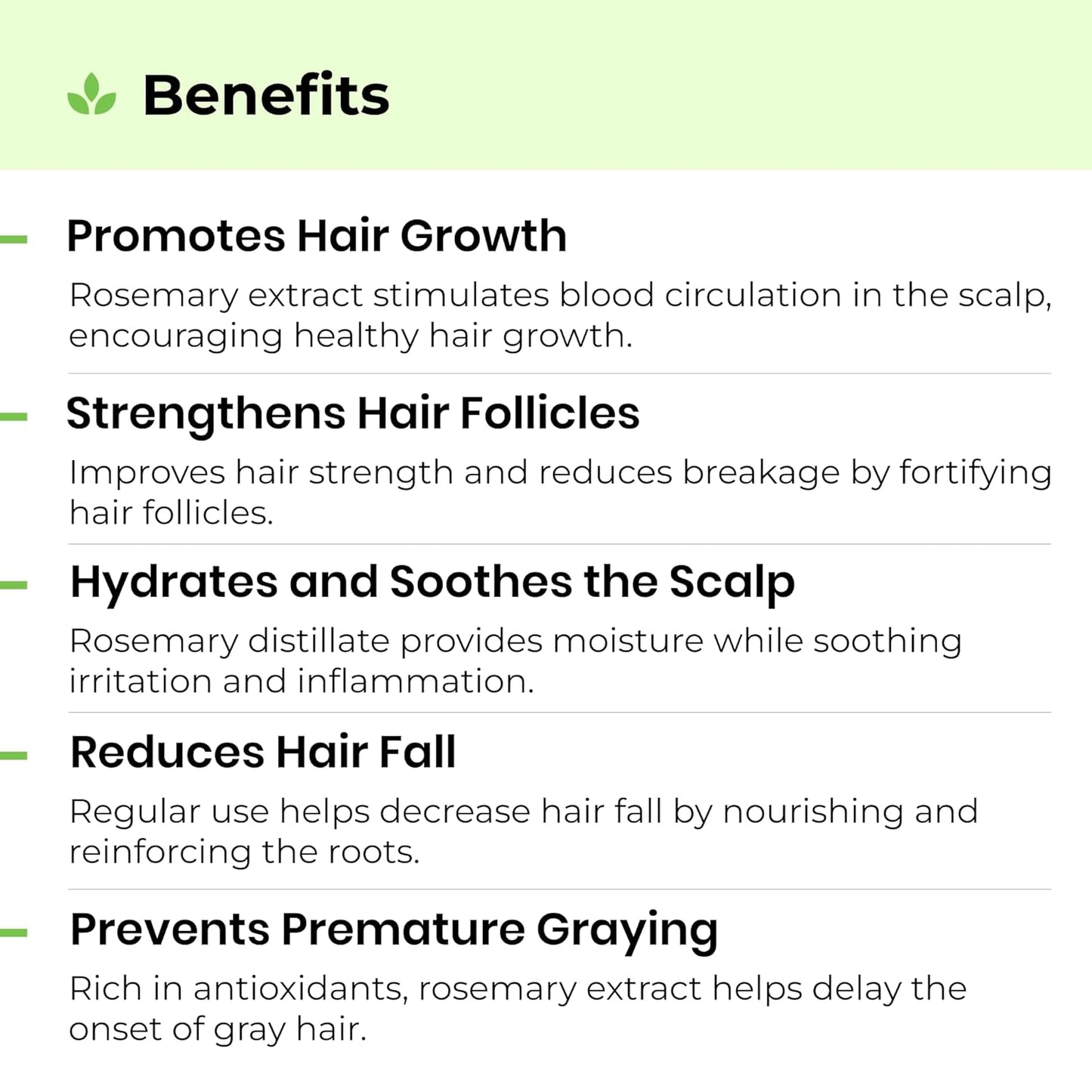Avimee Herbal Rosemary Water For Hair Growth (200 ml) | Mist Spray for Hairfall | Rosemary Hair Mist | Adds Shine & Helps Reduce Hairfall, Strengthens Hair | For Men & Women