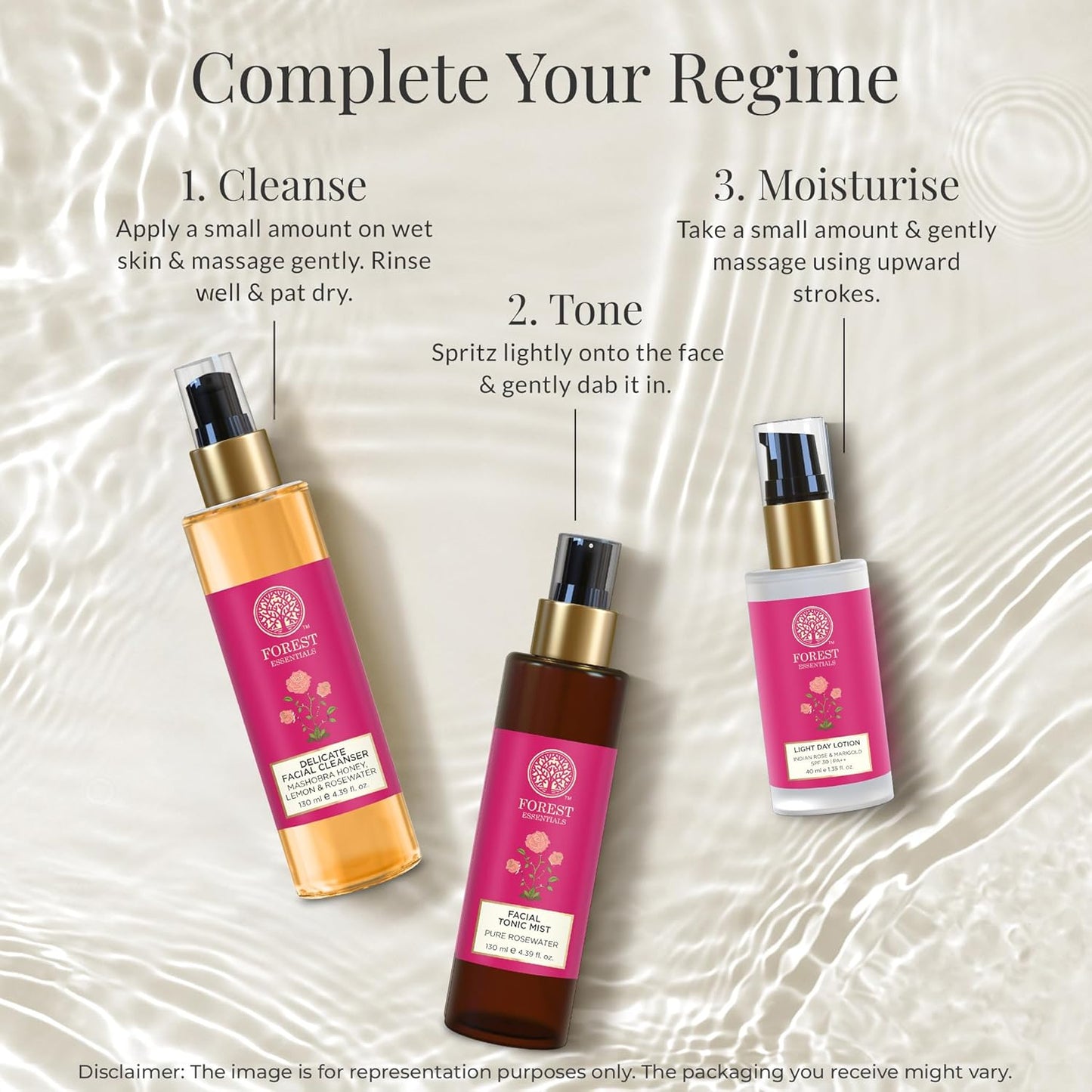 Forest Essentials Delicate Facial Cleanser Mashobra Honey, Lemon & Rose Water, 130 ml