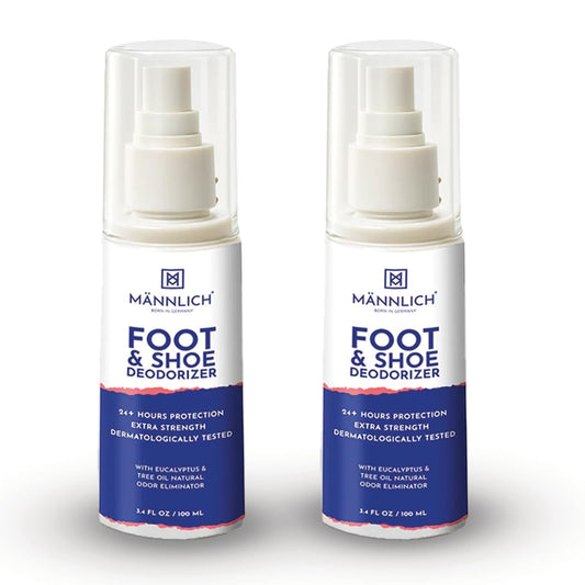 Mannlich Shoe & Foot Deodorizer Spray, 100 ml