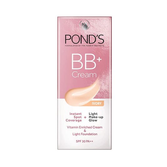 Pond's BB+ Cream, Instant Spot Coverage + Light Make-up Glow, Ivory 30g