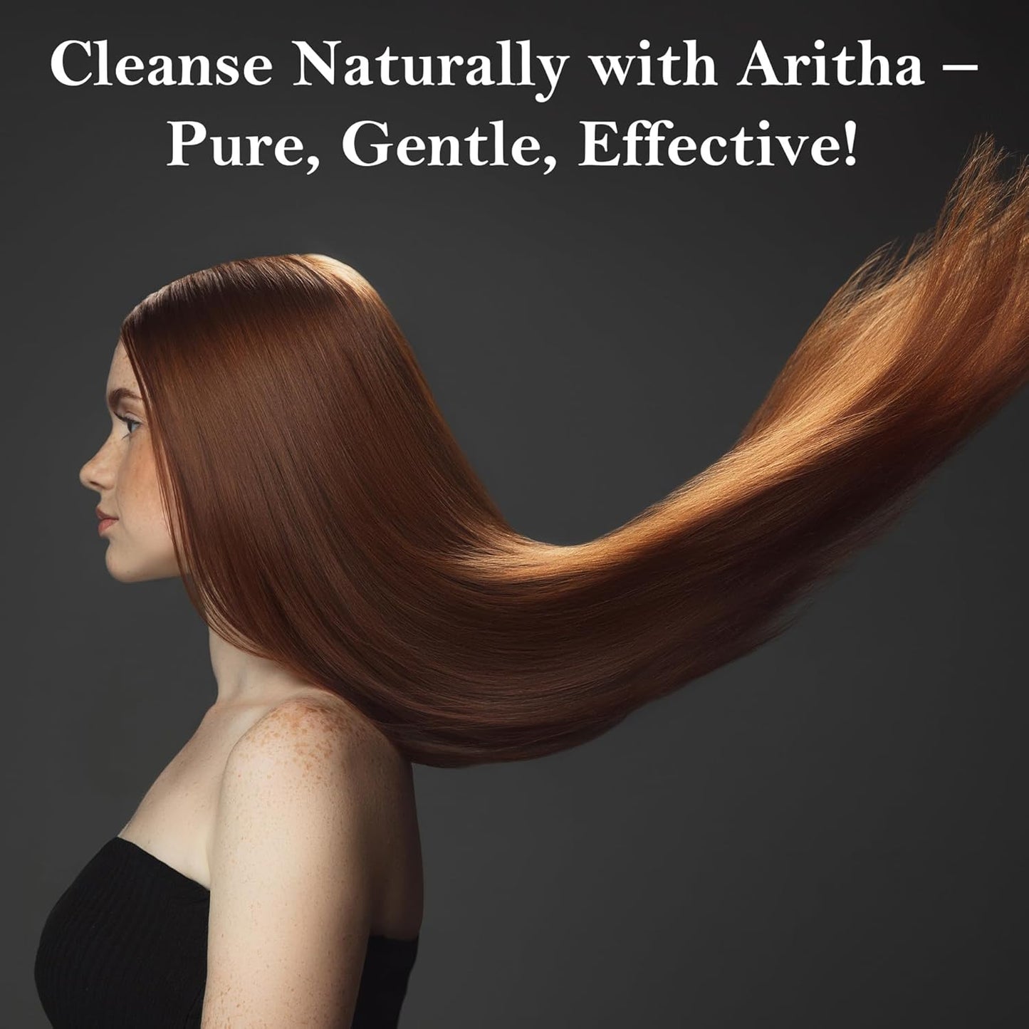Mi nature Aritha Nut Powder Soap Sapindus Mukorossi For Silky Hairs, 227 gm