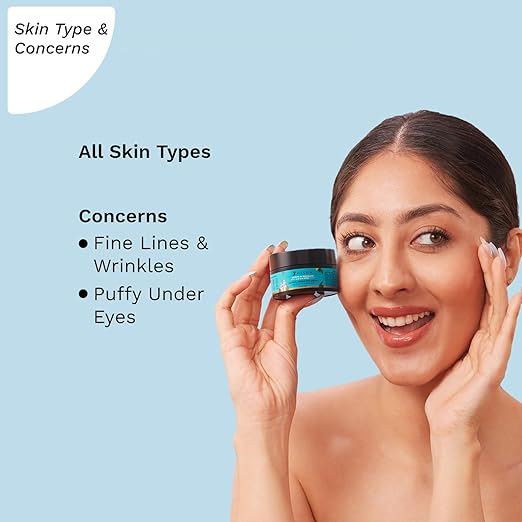 Pilgrim Korean Retinol Under Eye Cream Vitamin C & Hyaluronic Acid, 30 gm
