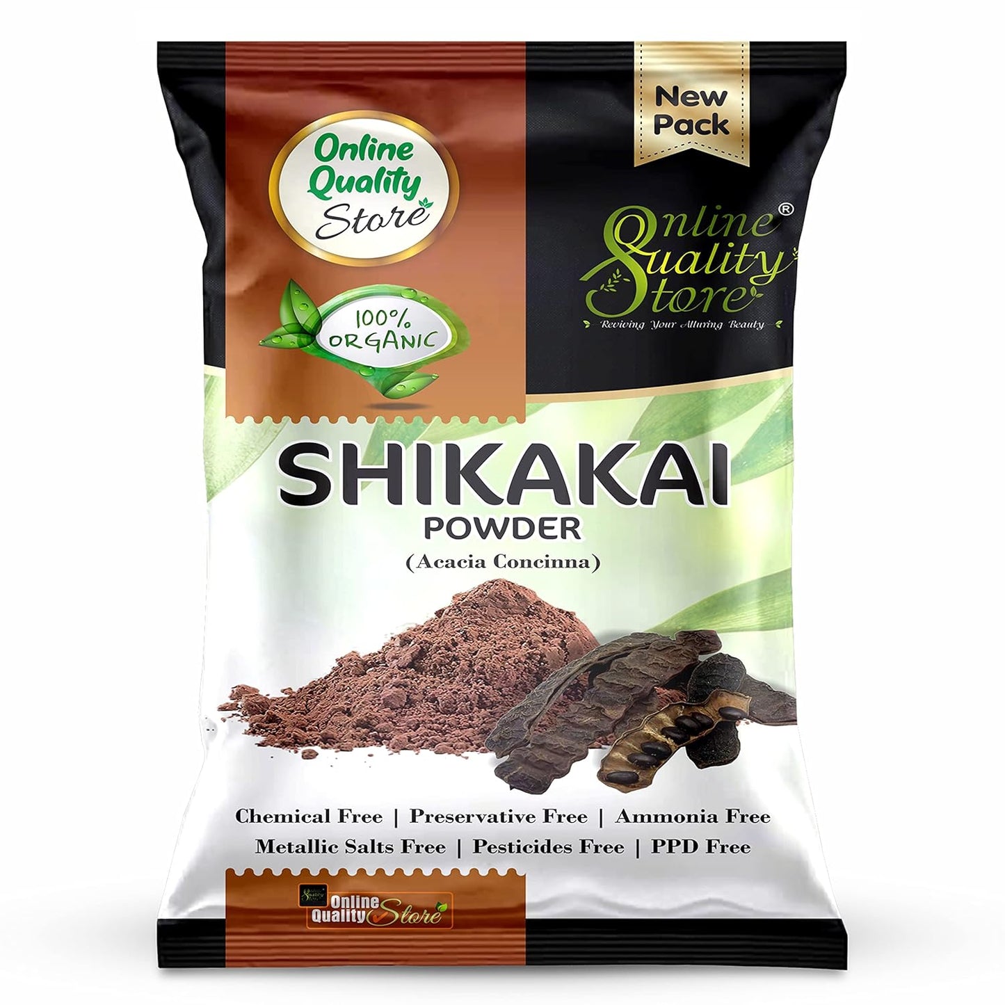 Online Quality Store Amla, Reetha, Shikakai Powder Combo Powder Pack For Hair R (Pack Of 3, Total 380G Pack), All Hair Type, Oily, Dry, Thick, Damaged, 3 Count
