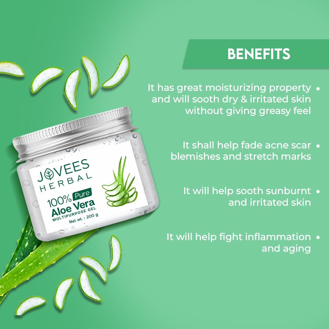 Jovees Herbal Pure Aloe Vera Multipurpose Gel - 200 gm