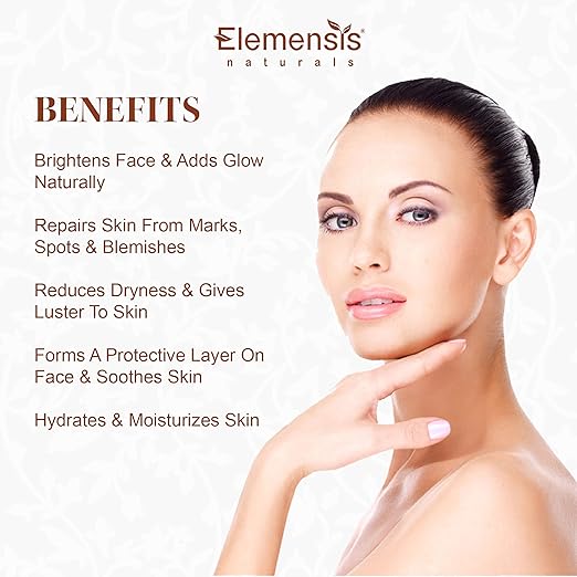 Elemensis Naturals Kumkumadi Tailam For Face Whitening & Brightening, Anti Aging Kumkumadi Oil Serum, 20ml