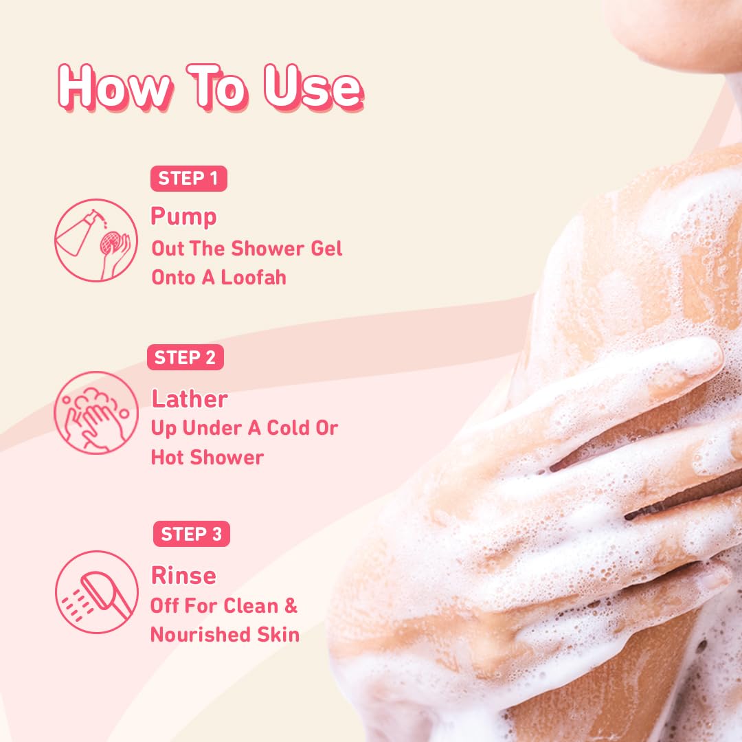 Plum BodyLovin' Feelin' So Rose Shower Gel | | Long Lasting Musky Rose Fragrance , 240 ml