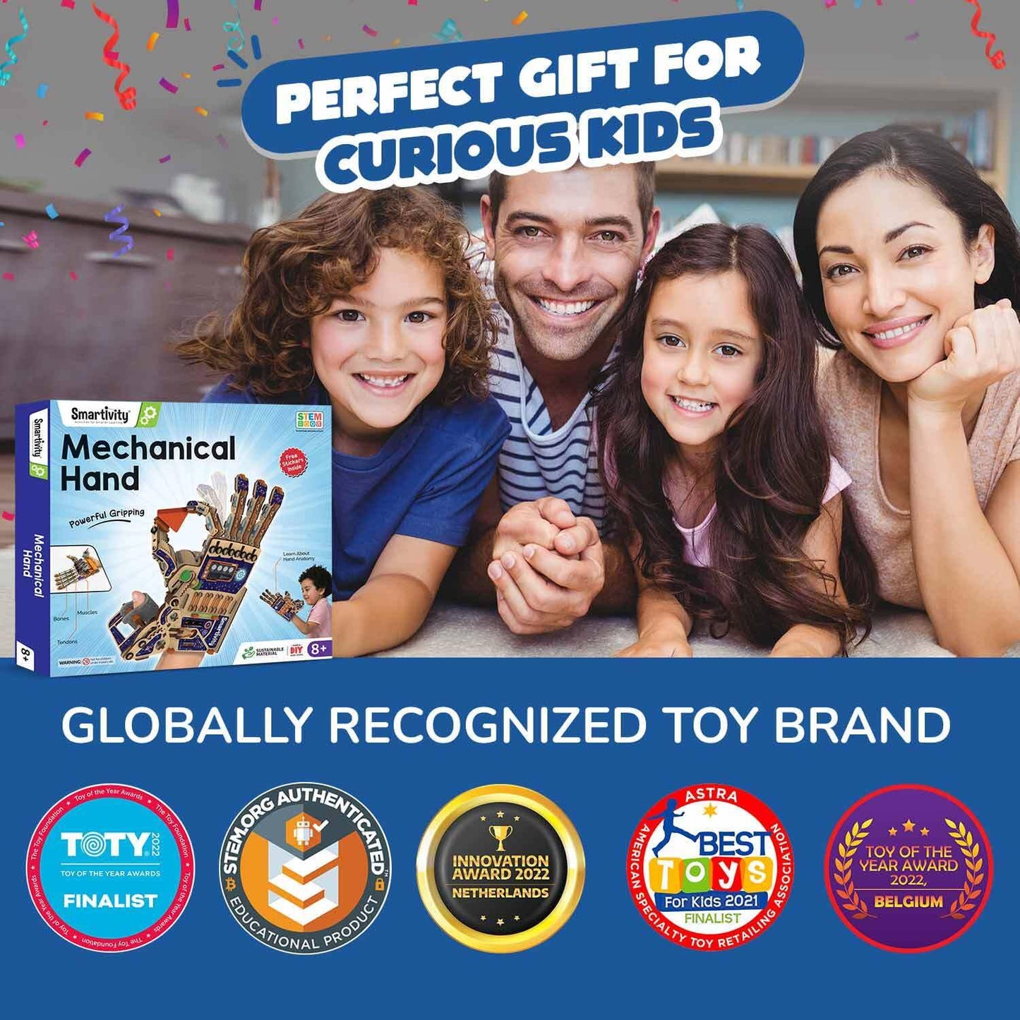 Smartivity Robotic Mechanical Hand Toy for Kids 8-10-12-14 Years Old