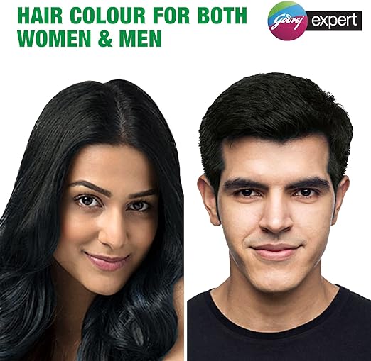Godrej Expert Rich Crème Hair Colour Shade - Pack of 4 (NATURAL BLACK)