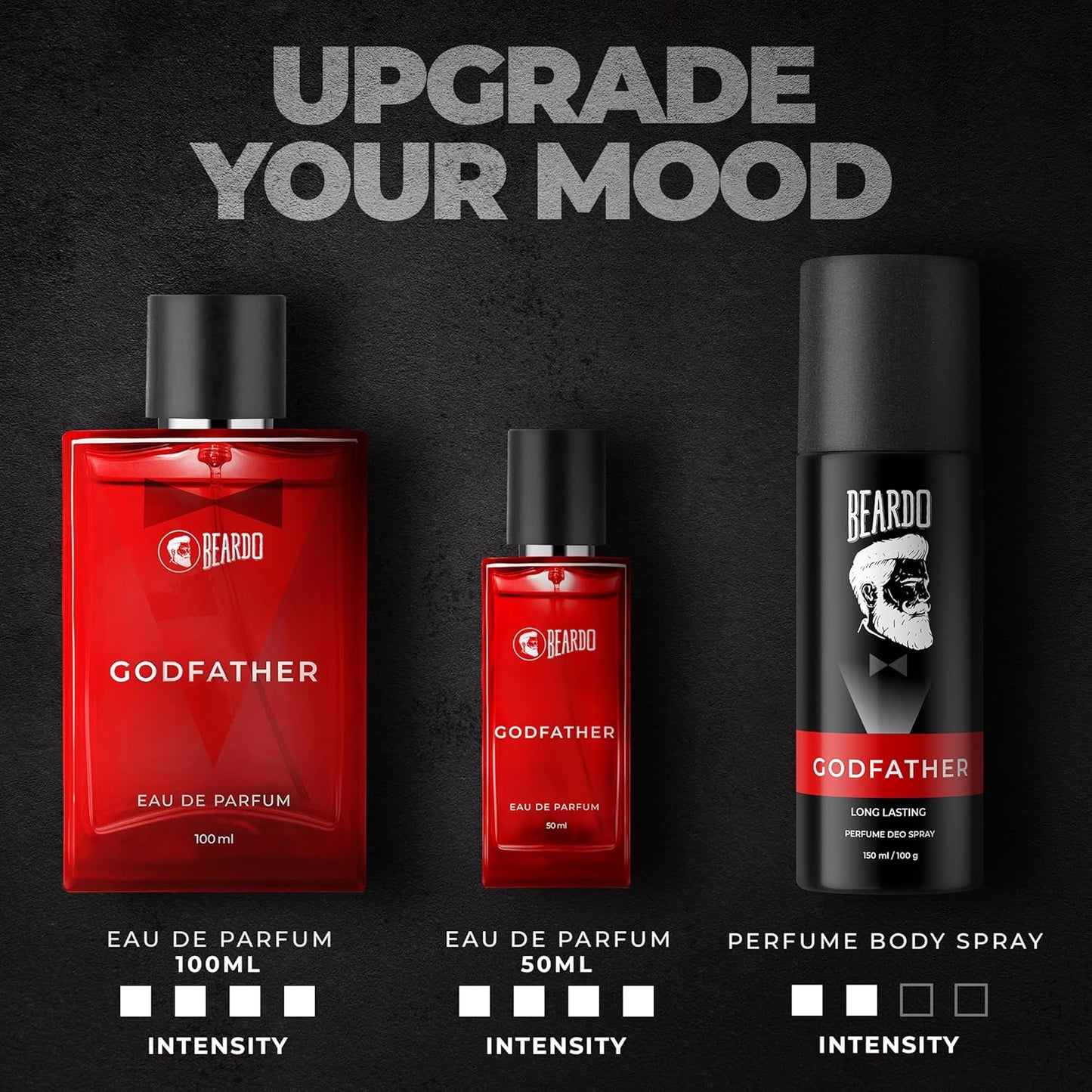 Beardo Godfather Perfume for Men, Pack of 2, Each 50 ml