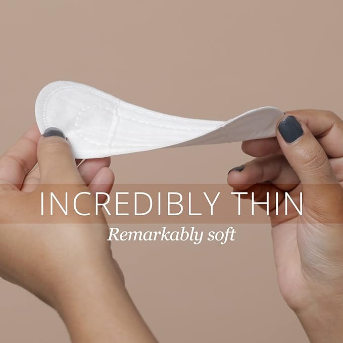 Carmesi Panty Liners For Sensitive Skin Naturally Soft & Plant Based Rash, 60 count