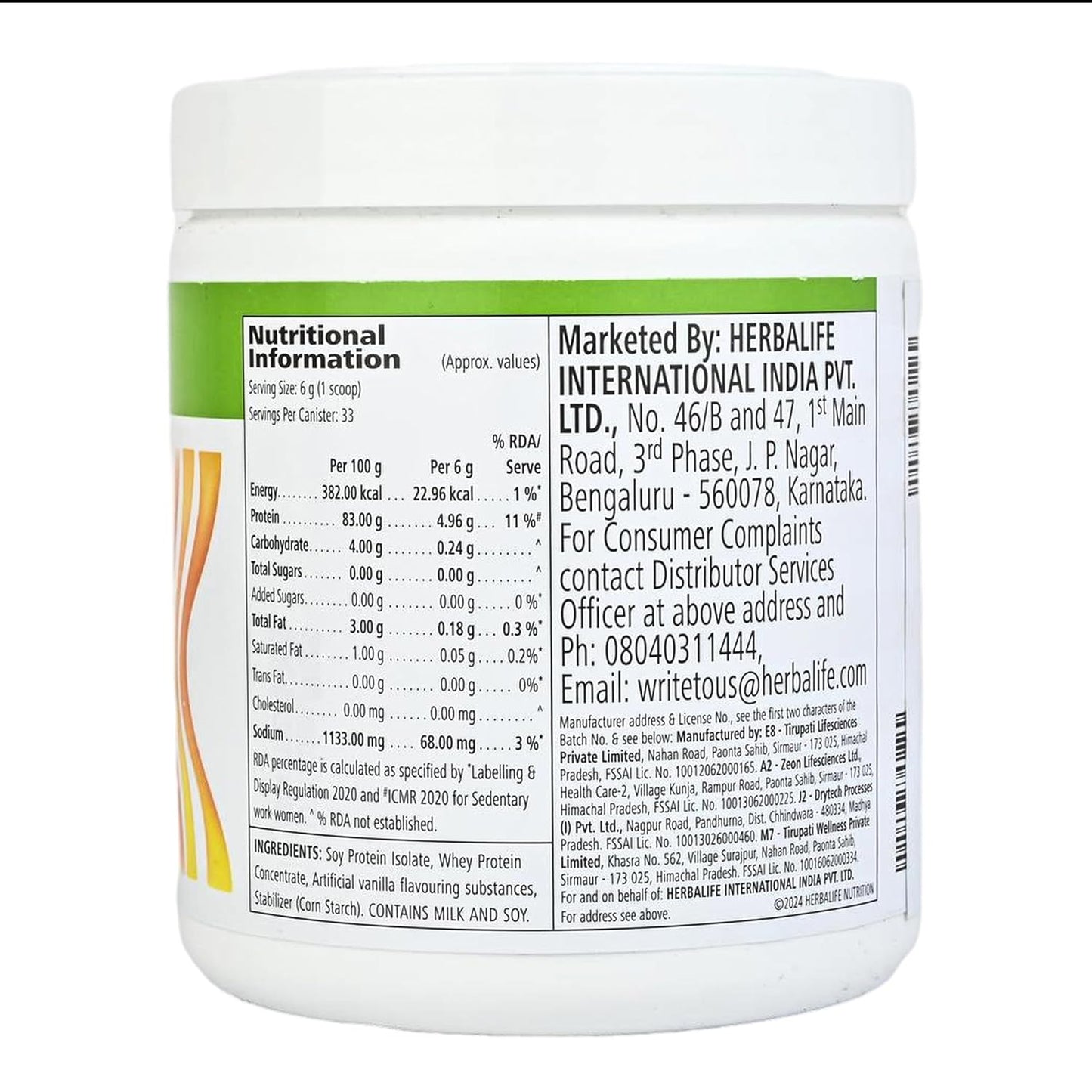 Herbalife Nutrition Weight Loss Combo | Formula 1 Mango Shake 500gm, Personalized Protein Powder 200gm, Afresh Energy Drink Lemon 50gm & ShakeMate 500gm
