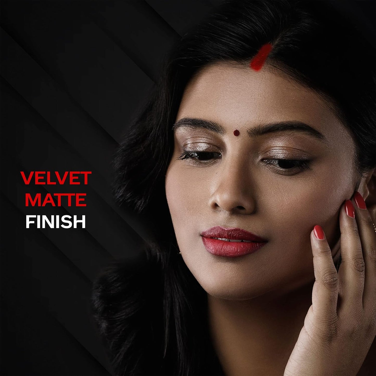 FACES CANADA Liquid Sindoor - Maroon, 2.5 ml | Highly Pigmented Rich Color | Quick Drying & Long Lasting | Velvet Matte Finish | Water-Proof | Smudge-Proof