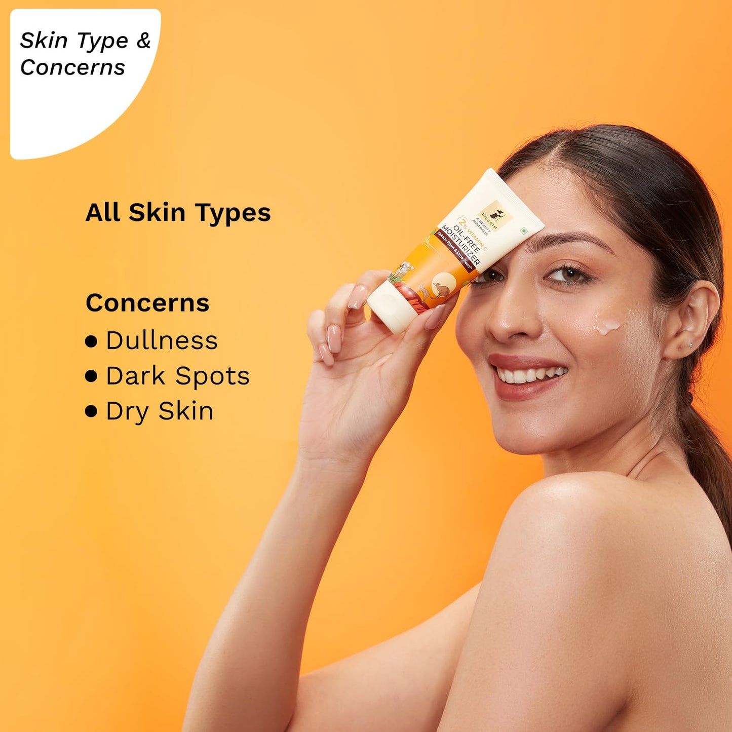 Pilgrim Australian 2% Vitamin C Oil free Moisturizer for oily & acne prone skin , 50 gm