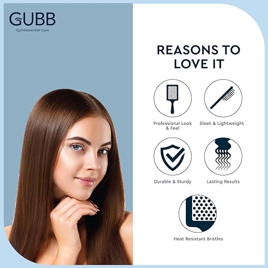 GUBB Styling Brush For Men & Women - Great for up-dos