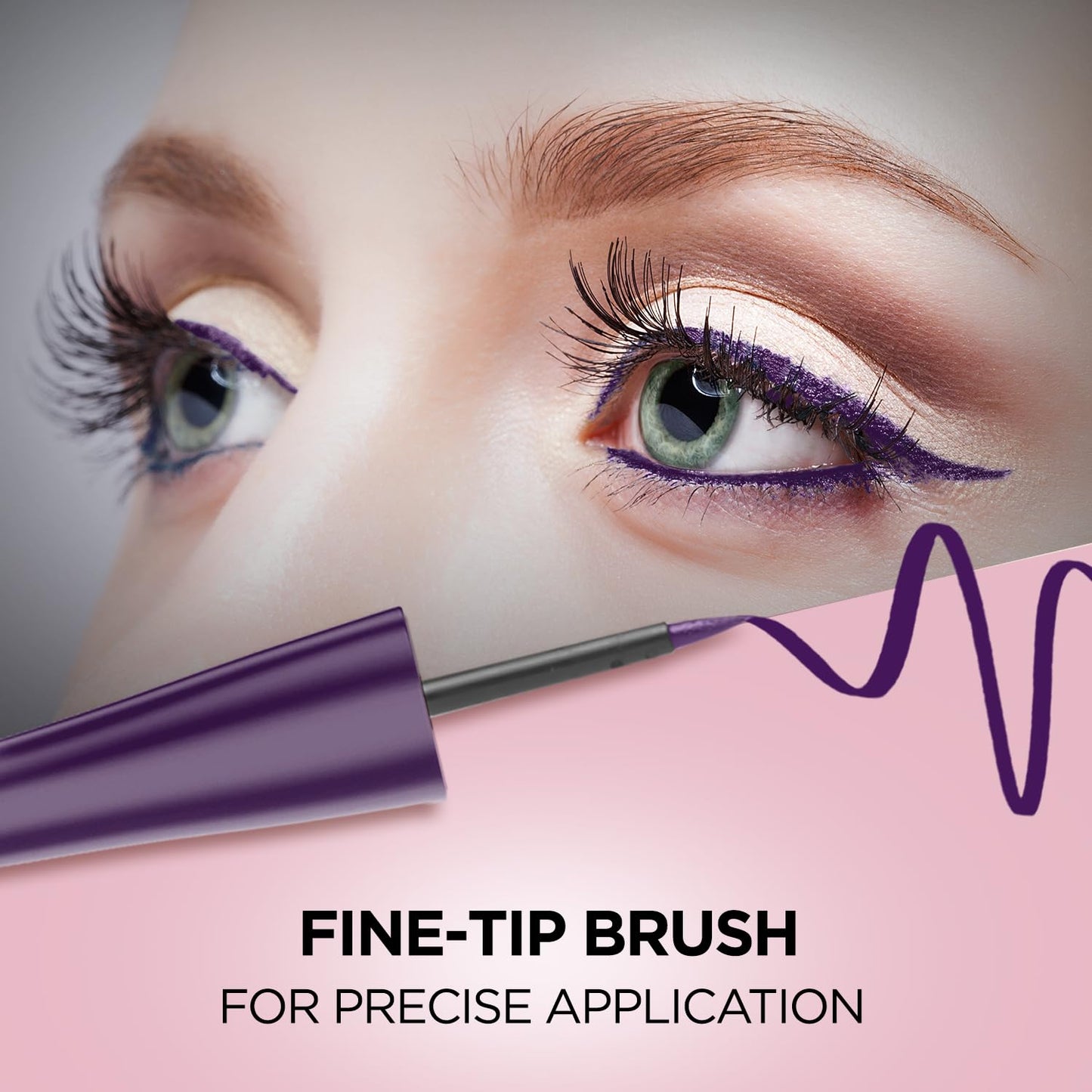 FACESCANADA Magneteyes Color Eyeliner Gel - Dramatic Purple,4Ml|Glossy Finish|24Hr Long-Lasting|Waterproof