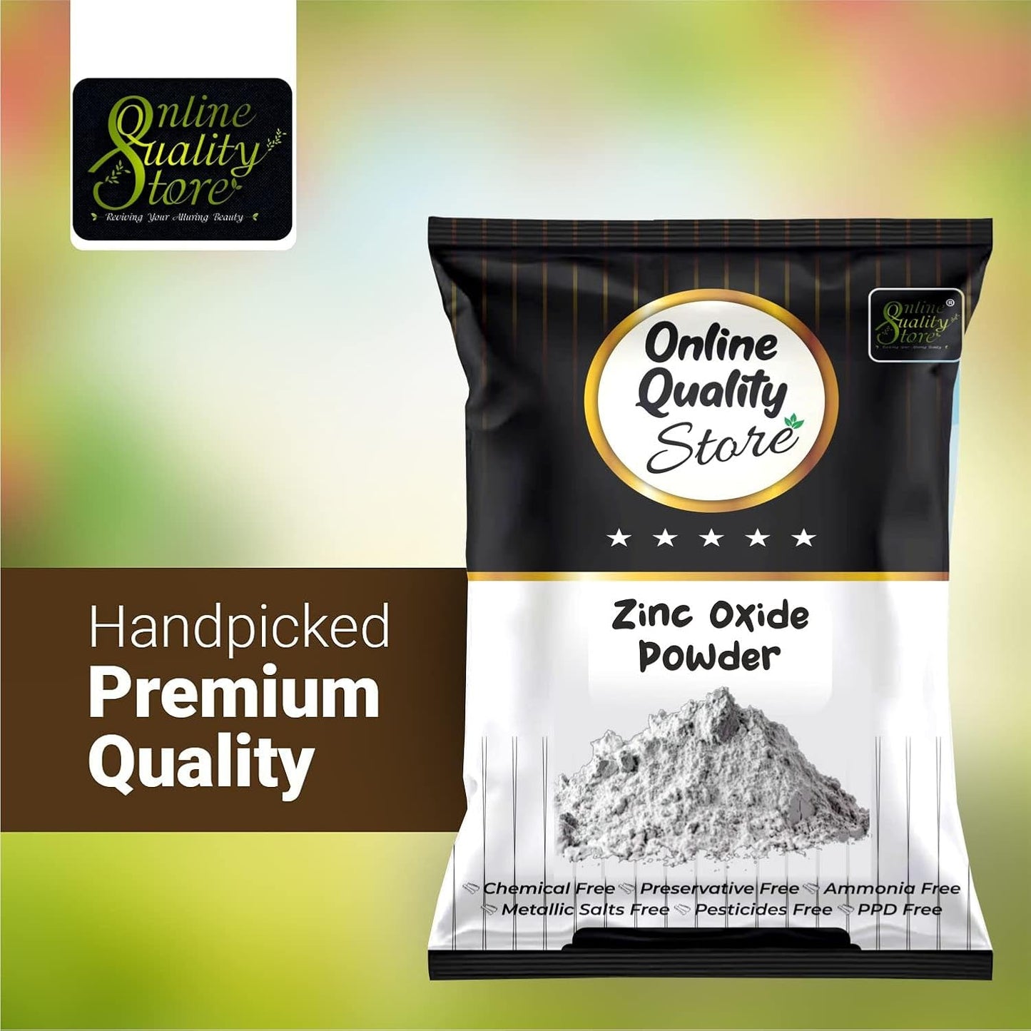 Online Quality Store zinc oxide |zinc oxide powder for face|zno powder|zinc oxide powder for skin |zno non-nano particles |zinc oxide sunscreen |zinc oxide powder for painting,100g