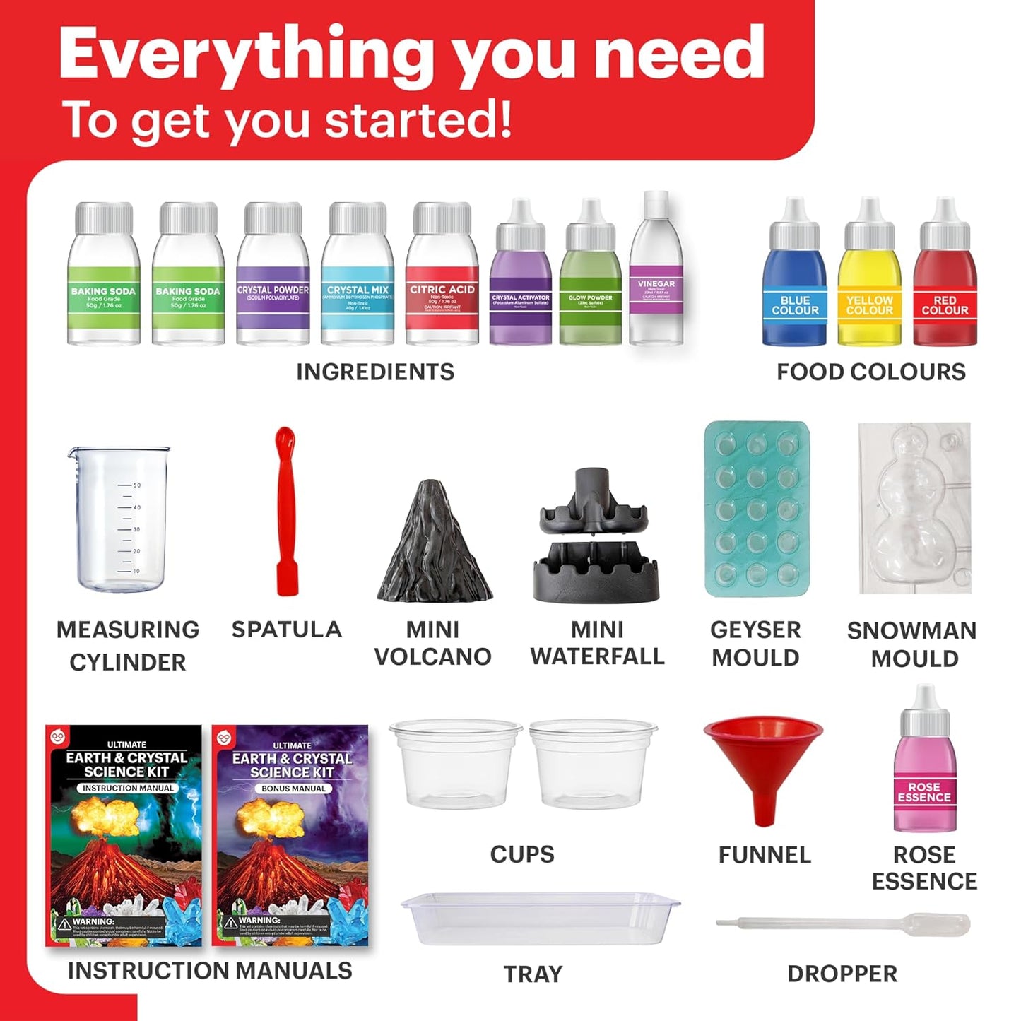 Einstein Box Ultimate Earth & Crystal Science Kit |Kids Age 8-14 | STEM Projects