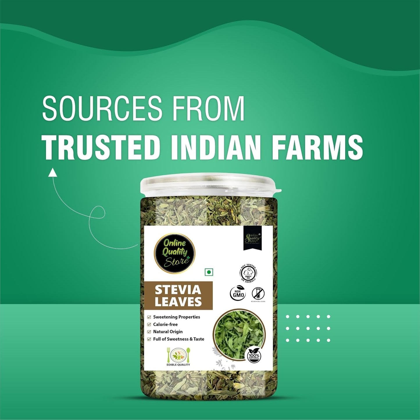 Online Quality Store Stevia Leaves- 100 gm