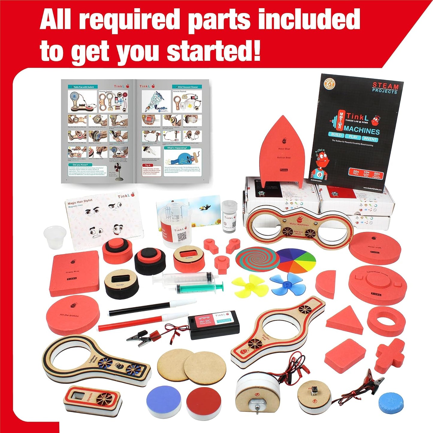 Butterfly Edufields 20+ Science Experiment Kit | Toys for Boys 5 6 7 8 9 10 Year Old