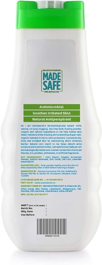 Mamaearth Dusting Powder For Babies, 150g