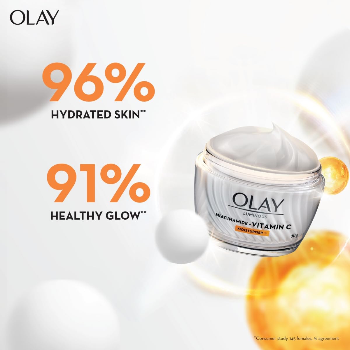 Olay Vitamin C Face Cream with Niacinamide, Normal, Oily, Dry & Combination Skin, 50 gm