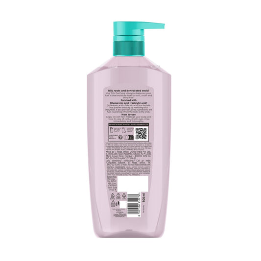 Loreal Paris Hyaluron Pure 72H Purifying Shampoo, 800 ml