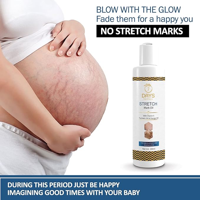 Stretch Oil for Pregnancy Marks with Scars and Skin 100ml