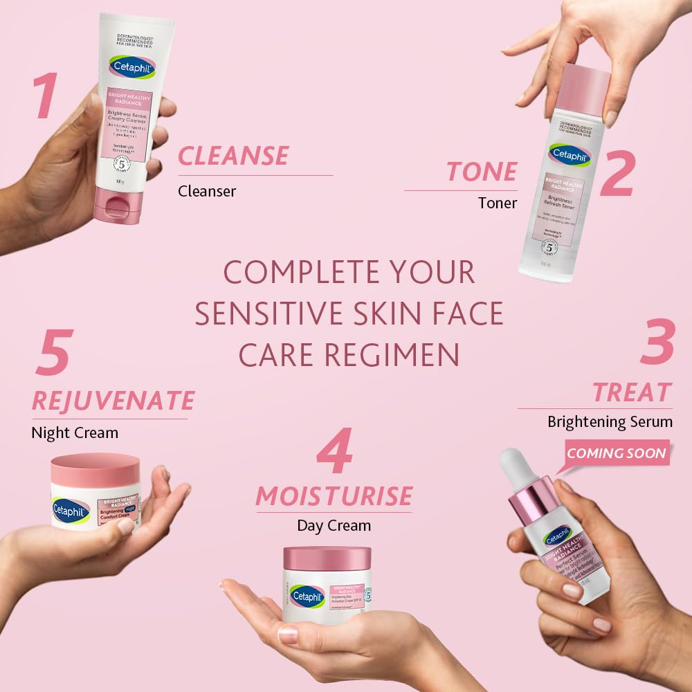 Cetaphil Brightening Night Comfort Cream, 50 gm