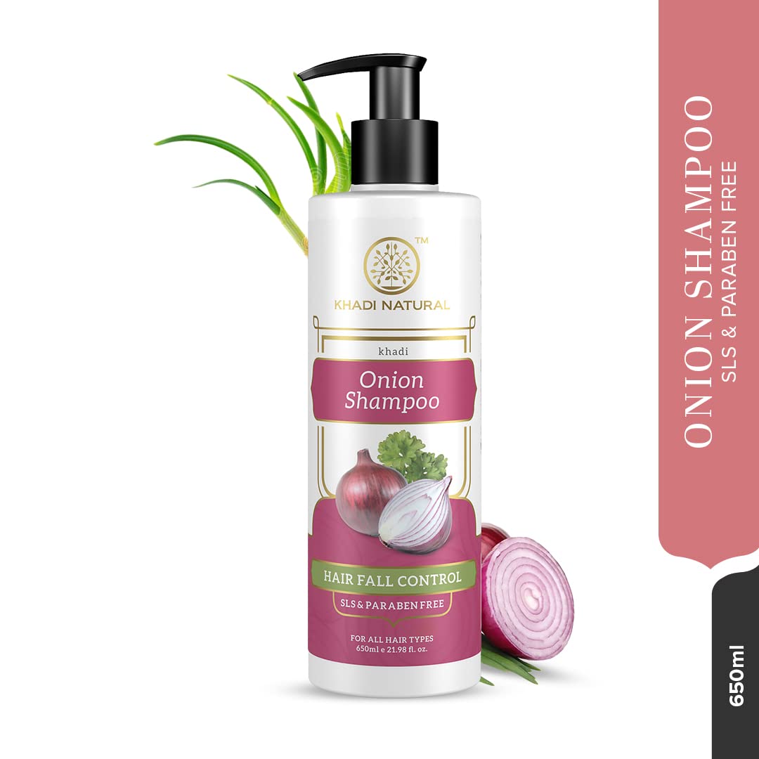 Khadi Natural Onion Shampoo/Cleanser, 650 ml