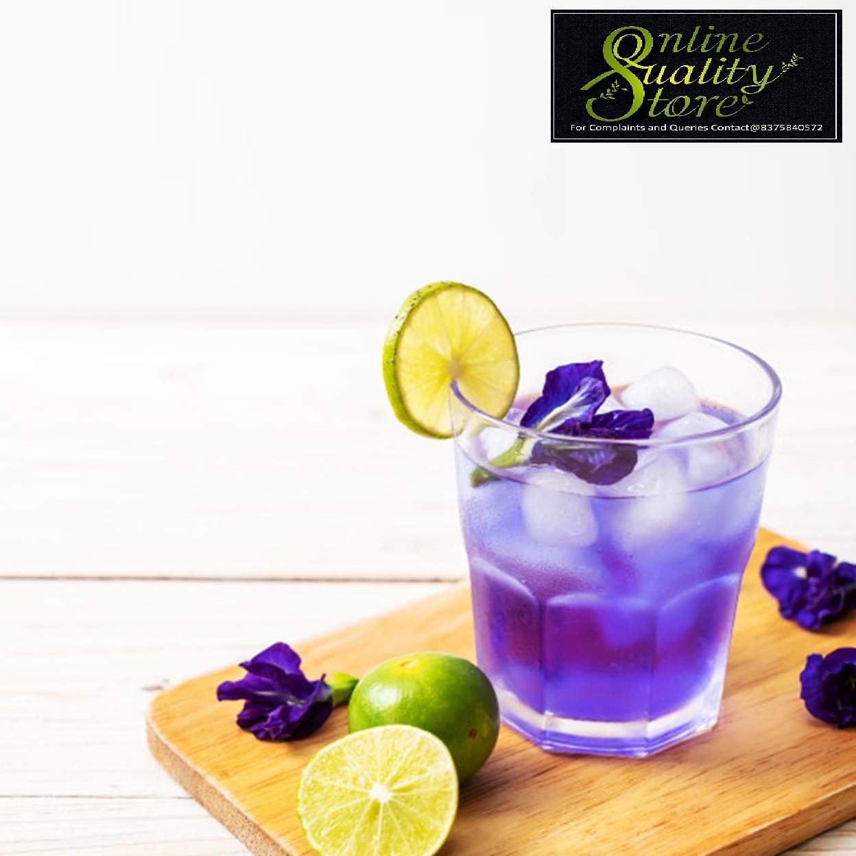 Online Quality Store Butterfly Pea Flower Tea, 100 gm