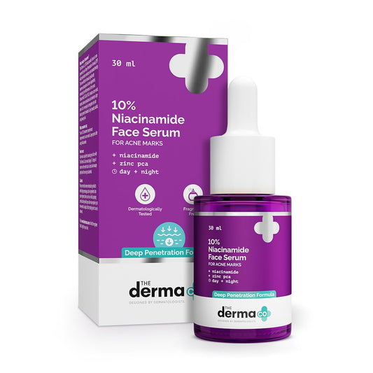 The Derma Co 10% Niacinamide Face Serum For Acne Marks And Acne Prone Skin, 30 ml