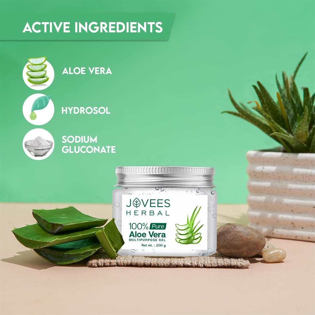 Jovees Herbal Pure Aloe Vera Multipurpose Gel - 200 gm