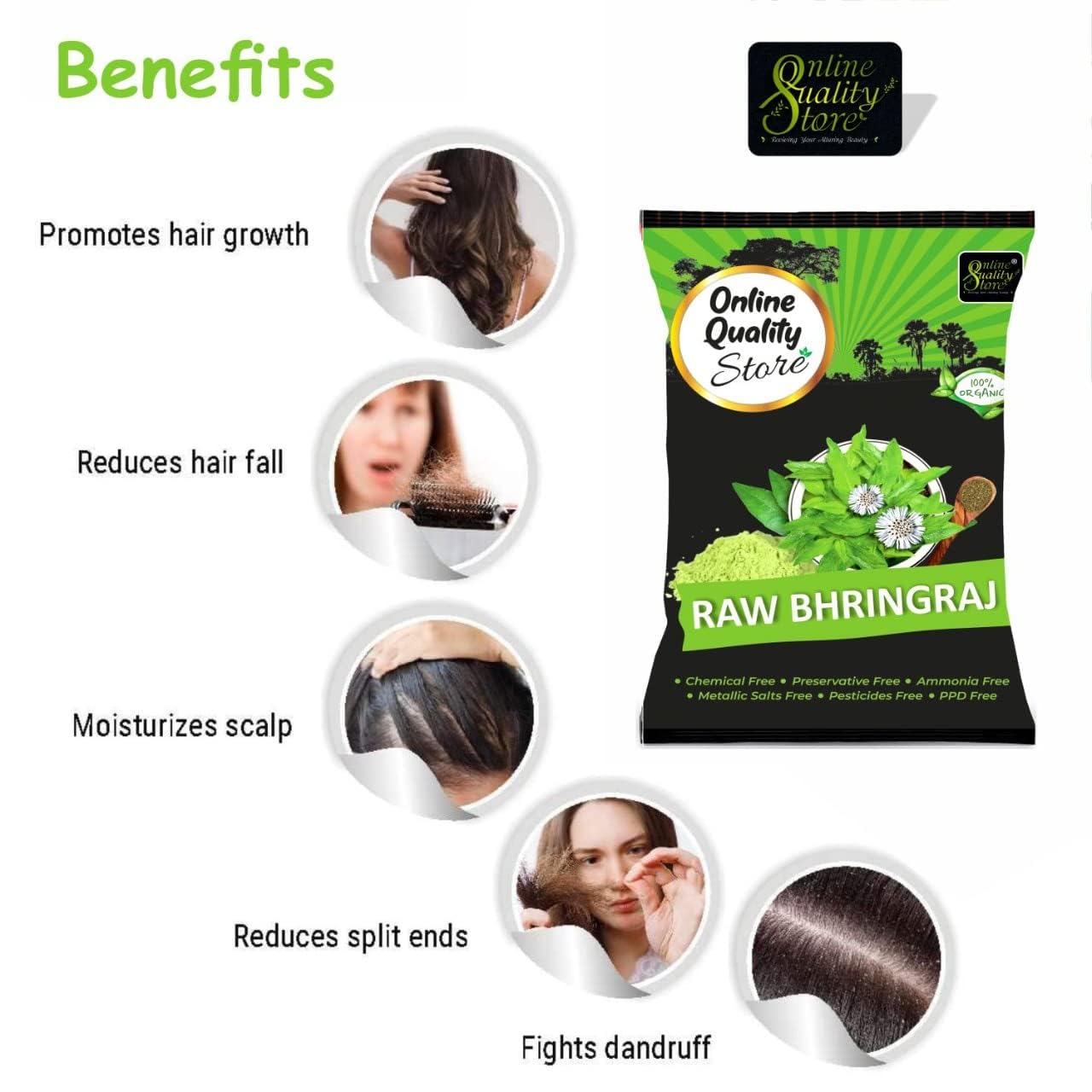 Online Quality Store raw bringaraj/bringraj dry leaves/Bhringraj Leaves/Bhangra 100 g
