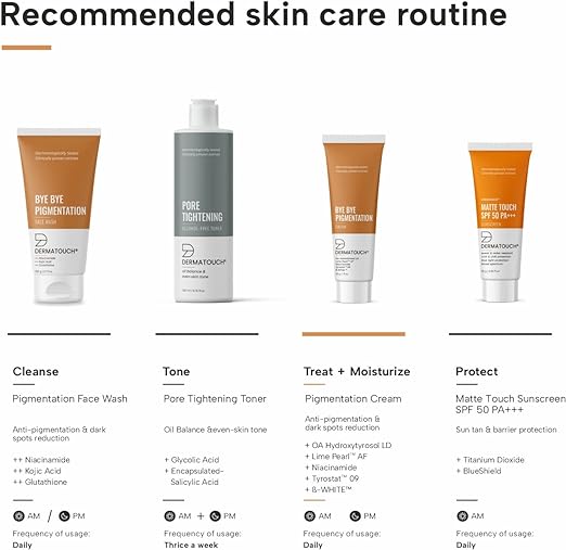 Dermatouch Bye Bye Pigmentation Cream, Anti Pigmentation Cream, 30 gm